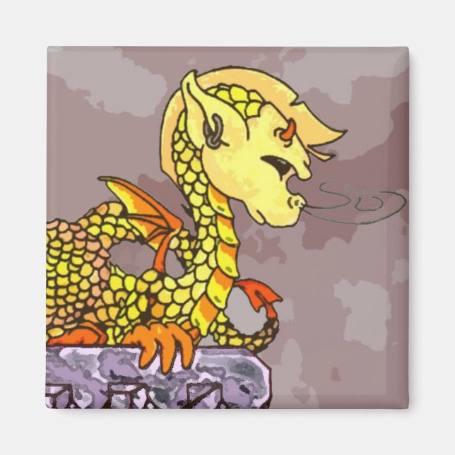 El Imán Del Dragón Bebé (Frente)