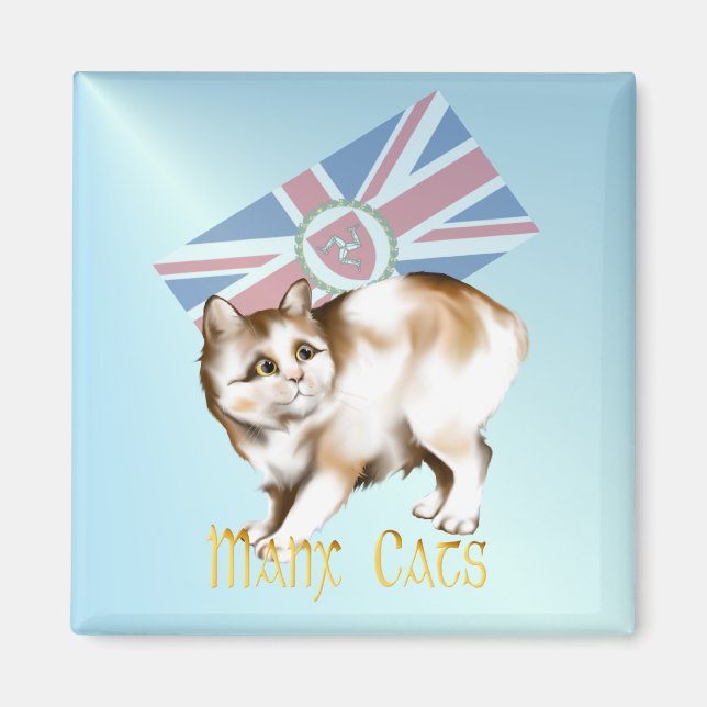 El imán del gato del manx (Frente)