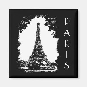 El imán del ilustracion de París de la torre