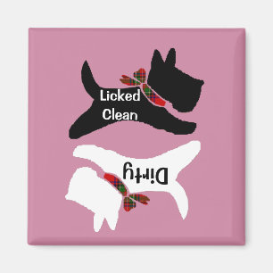 El imán del lavaplatos del escocés personaliza