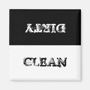 ¿El imán del lavavajillas está limpio o sucio?