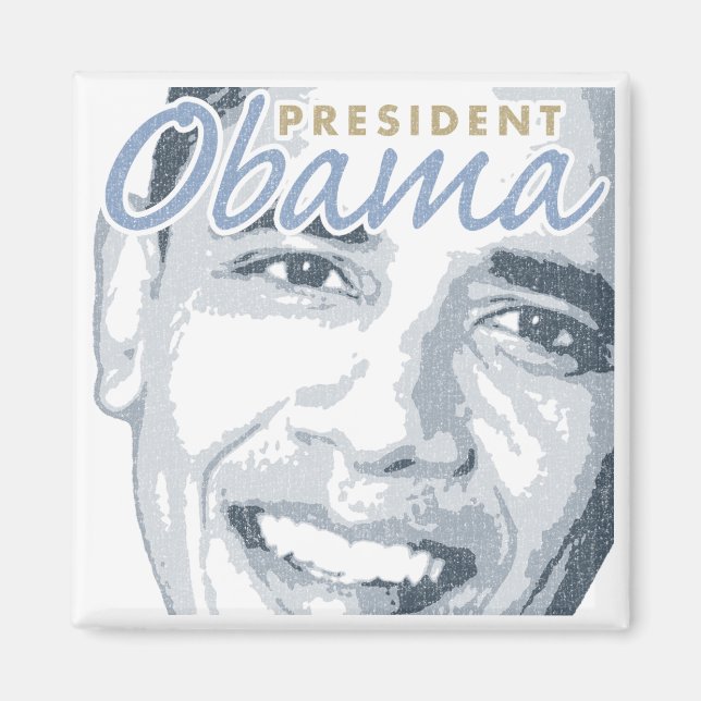El imán del presidente Obama (Frente)