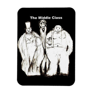 El imán del refrigerador de la clase media