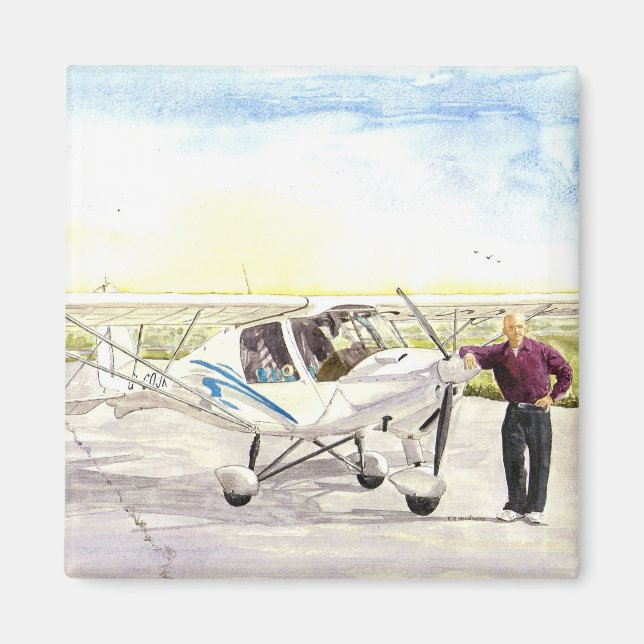 El imán 'Después del vuelo' (Frente)