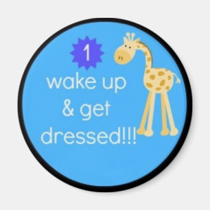 ¡¡¡el imán diario de rutina de los niños!!!