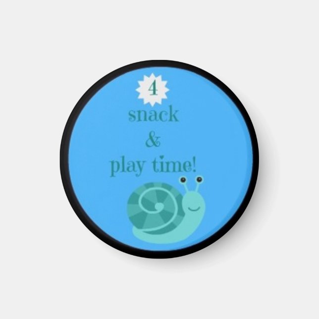 ¡¡¡el imán diario de rutina de los niños!!! (Frente)