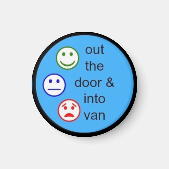 ¡¡¡el imán diario de rutina de los niños!!! (Frente)