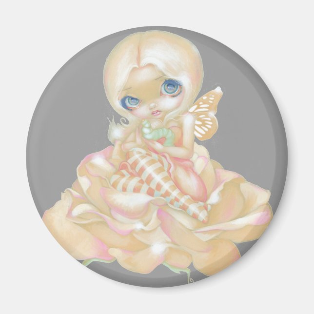 El imán "El Rosa enfermo" (Frente)