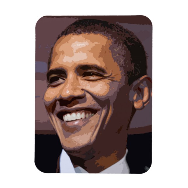 El imán facial de Obama para 2012 (Vertical)