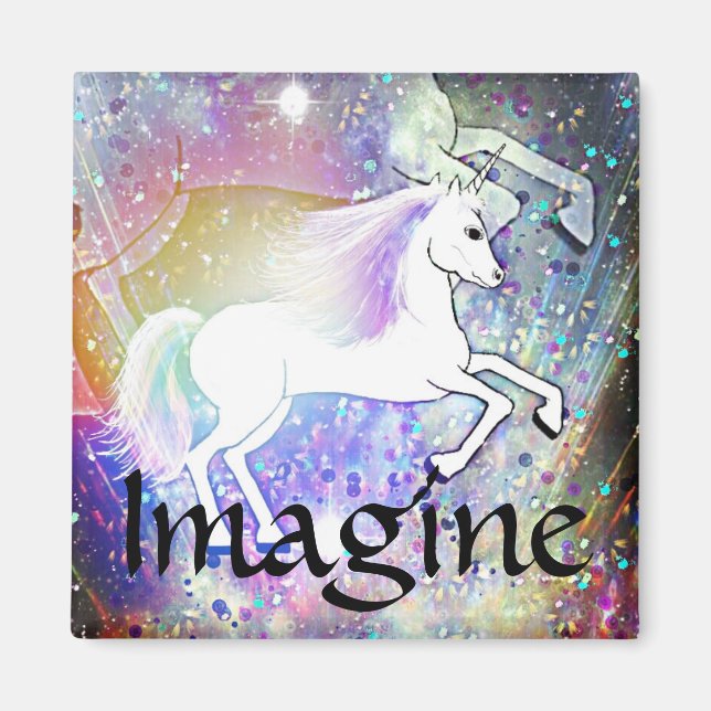 El imán feliz de Unicornio (Frente)