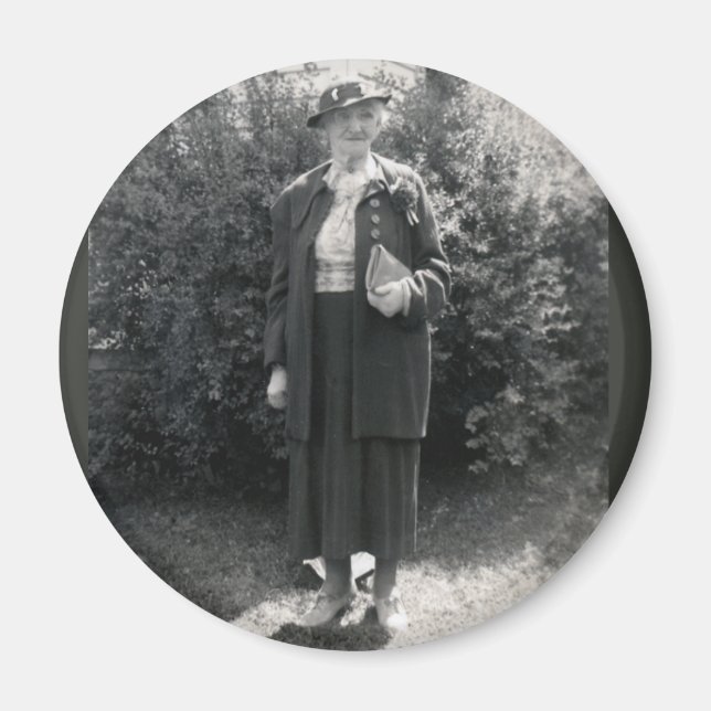 El imán Gandma McPherrin de mamá (Frente)