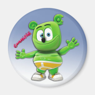 El imán Gummibär sobre el azul