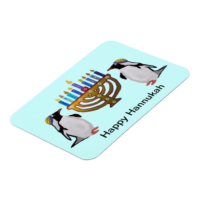 El imán Hannukah Premium, elegido por los congelad (Lado Izquierdo)