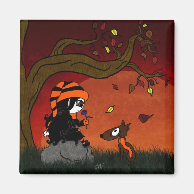 El imán 'La última flor' (Frente)