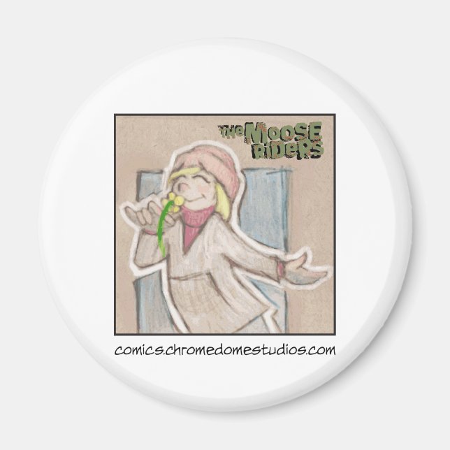 El imán Lola de Moose Riders (Frente)