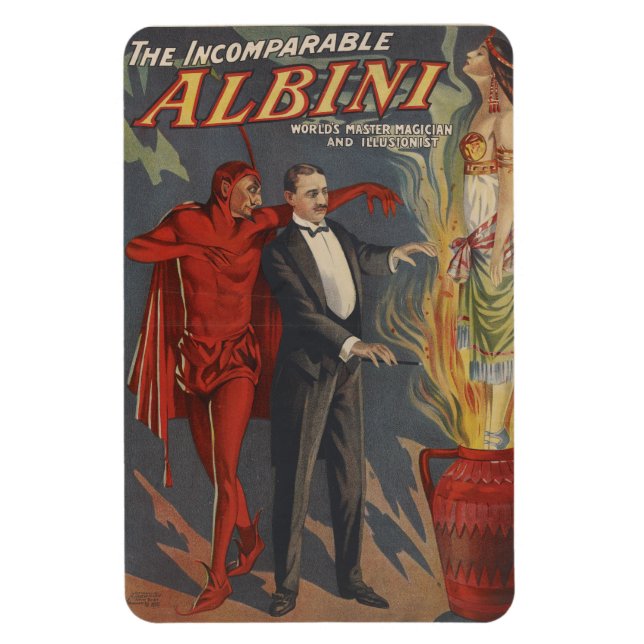 El imán magnético albini incomparable (Vertical)