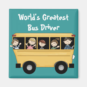 El imán más grande del conductor del autobús de