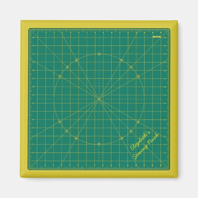 El imán personalizado de Quilter para cortar la es (Frente)