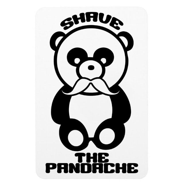 El imán personalizado Pandache (Vertical)