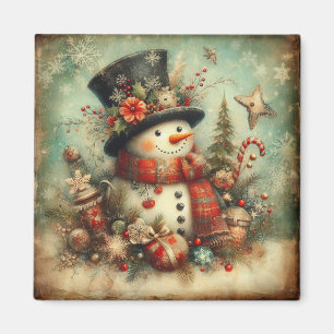 El imán Snowman de los Navidades clásicos