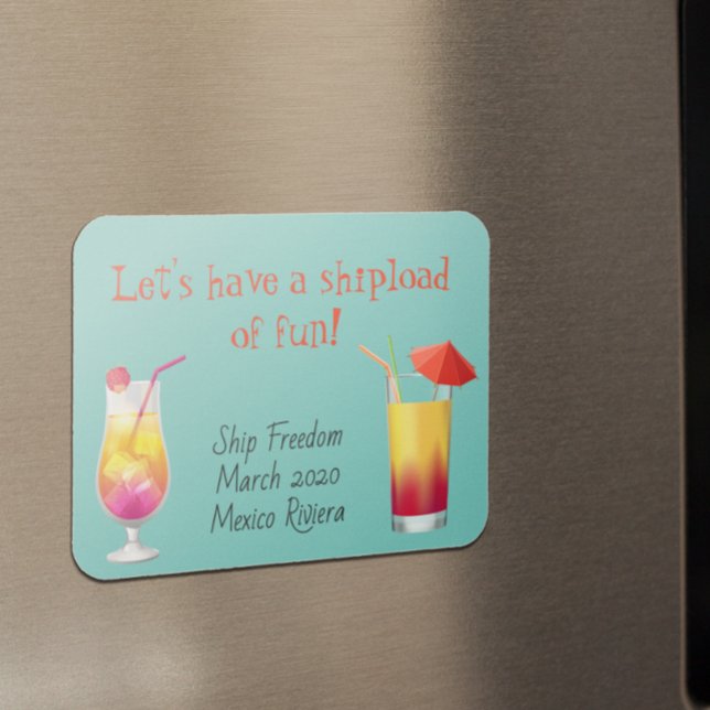 El imán Stateroom de la Puerta Cruse bebe cócteles (Subido por el creador)