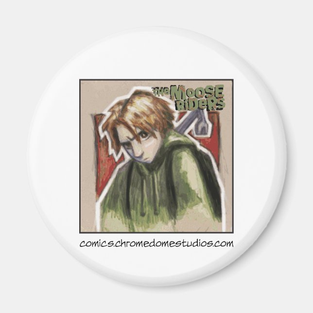 El imán Westley de Moose Riders (Frente)