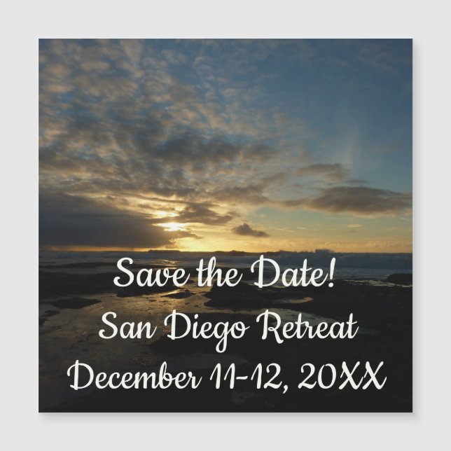 El impresionante paisaje de San Diego Sunset III e (Anverso)