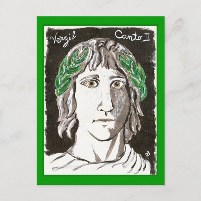 El Inferno de Dante, postal de Canto II (Anverso)