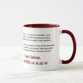 El infierno de Dante, taza del Canto XVIII