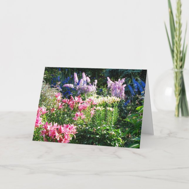 El inglés cultiva un huerto tarjeta de (Anverso)