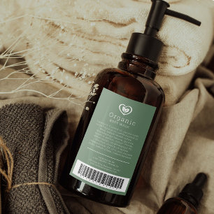 El ingrediente de belleza etiqueta código de barr