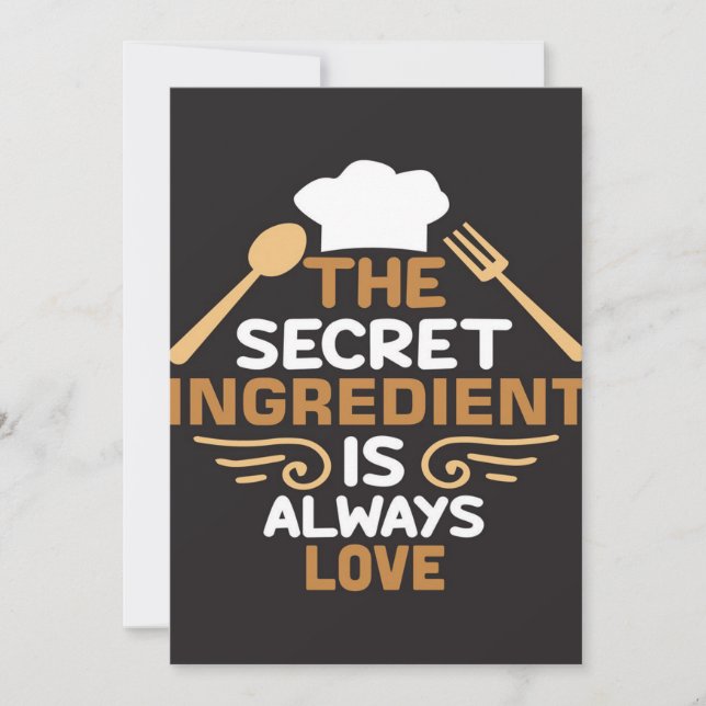 El ingrediente secreto es siempre amor lindo (Anverso)