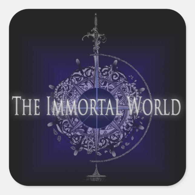 El inmortal Pegatina mundial (Anverso)