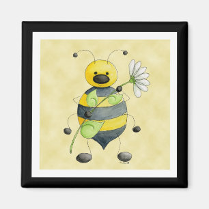 El insecto del Doodle manosea el imán de la abeja