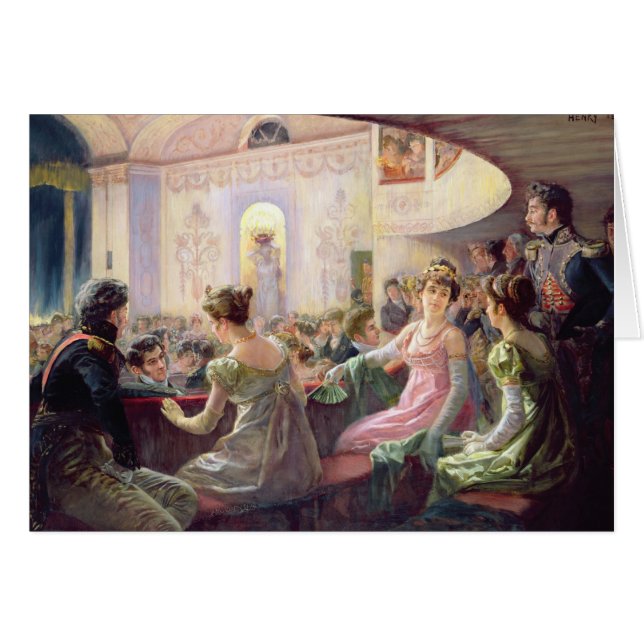 El intervalo en el teatro (Anverso (Horizontal))