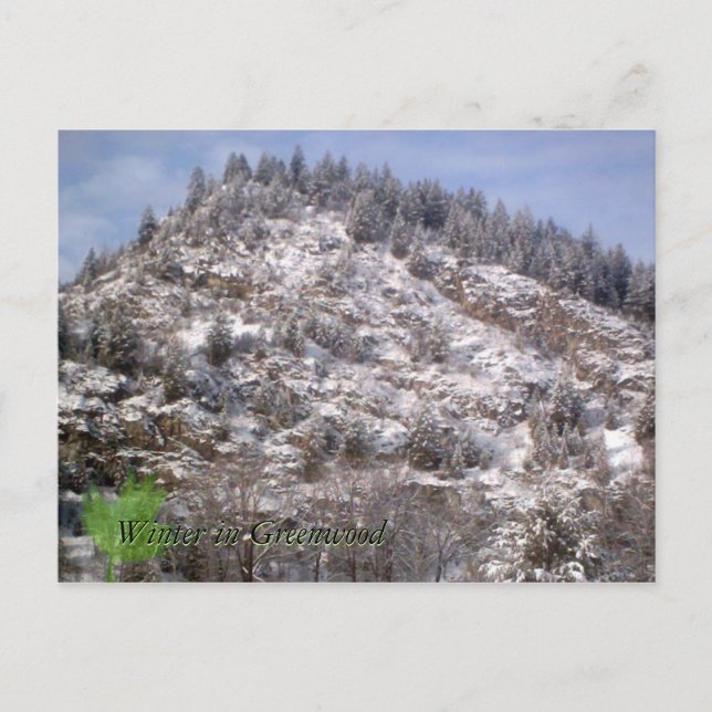 El Invierno En Postales De Greenwood (Anverso)