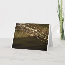 El invierno enciende la tarjeta abstracta del día