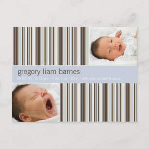 El invierno raya el azul • Invitación del bebé