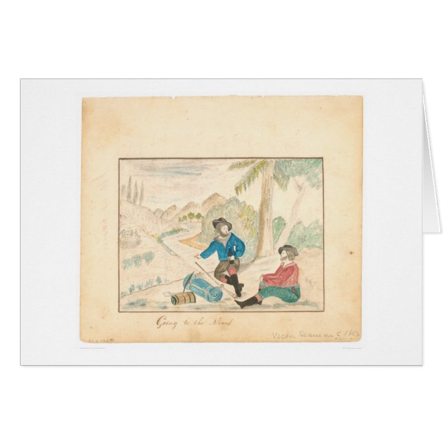 El ir a las minas (1600A) (Anverso (Horizontal))