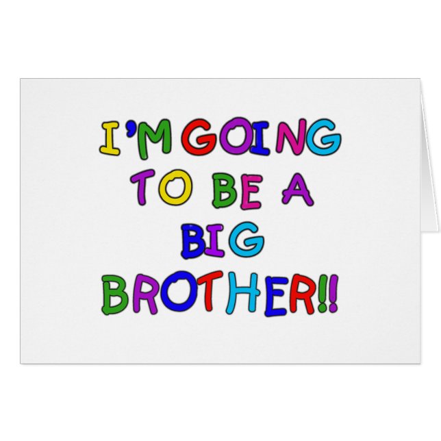 El ir a ser un hermano mayor (Anverso (Horizontal))