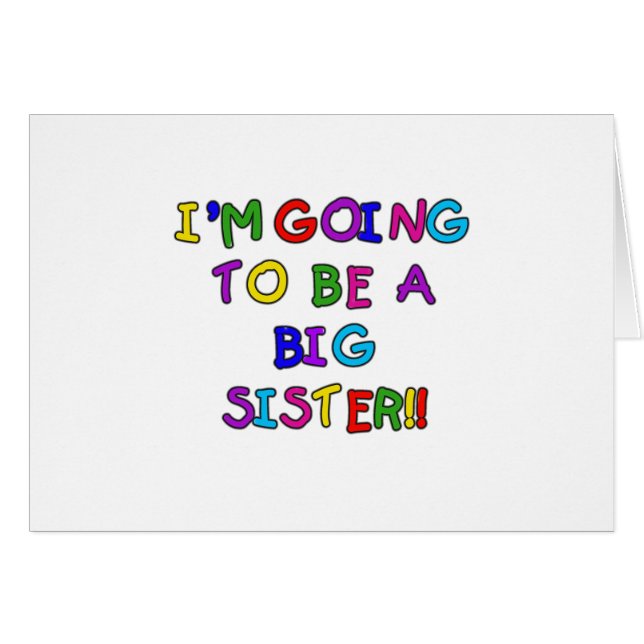 El ir a ser una hermana grande (Anverso (Horizontal))