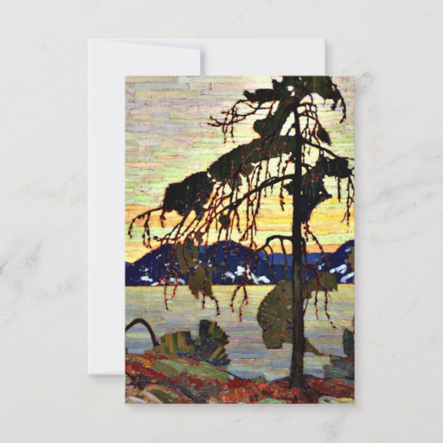 El Jack Pine, pintado de paisajes de Canadá (Anverso)