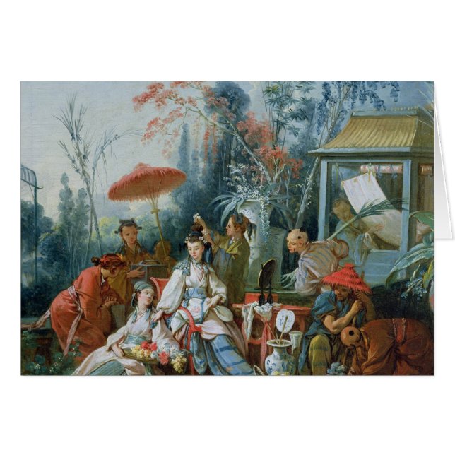 El jardín chino, c.1742 (Anverso (Horizontal))
