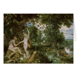 El jardín de Eden con la caída del hombre, c.161