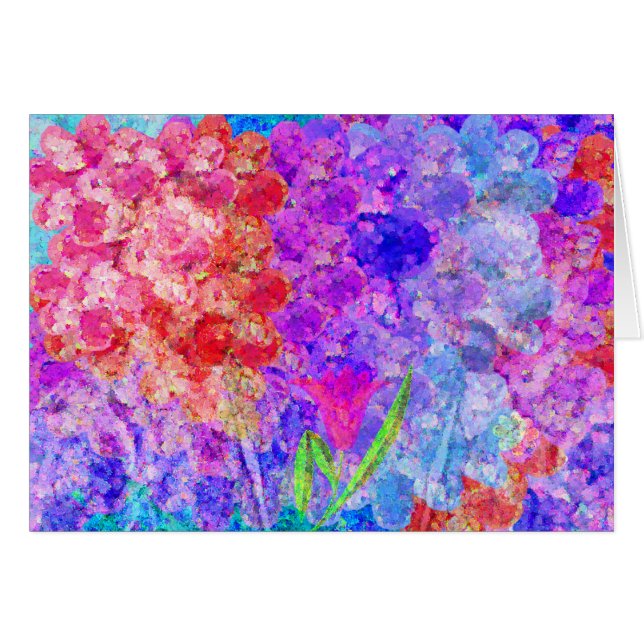 El jardín de Van Gogh (tarjeta en blanco) (Anverso (Horizontal))