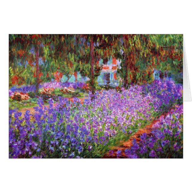 El jardín del artista en Giverny por el Bello (Anverso (Horizontal))