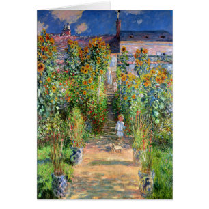 El jardín del artista en Vetheuil, Claude Monet