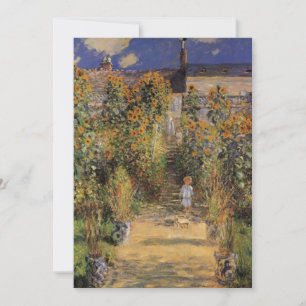El jardín del artista en Vetheuil por Claude Monet
