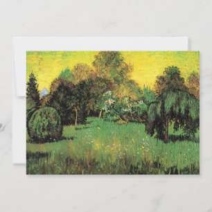 El jardín del poeta de Vincent van Gogh