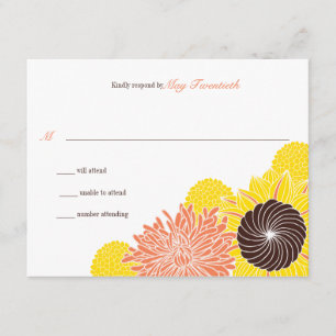 El jardín florece respuesta de la boda